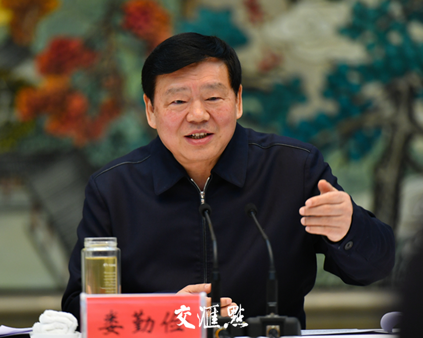 婁勤儉在聽取連云港工作匯報后講話。